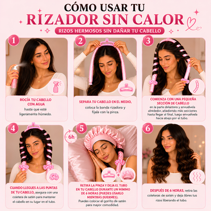 Diadema rizadora sin calor